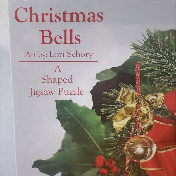 RARE 2014 SunsOut Christmas Bell Shaped Puzzle 750 Pc Lori Schory NEW SEALED HTF - Picture 4 of 10